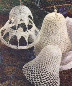 3 Lace Bell Ornaments Free Crochet Patterns