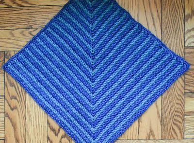 Adjustable Mitered Square Pet Blanket Free Crochet Pattern