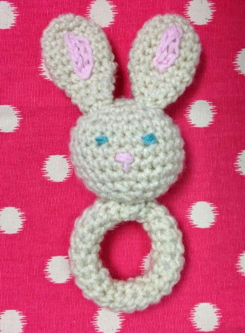 Adorable Bunny Baby Toy Free Crochet Pattern