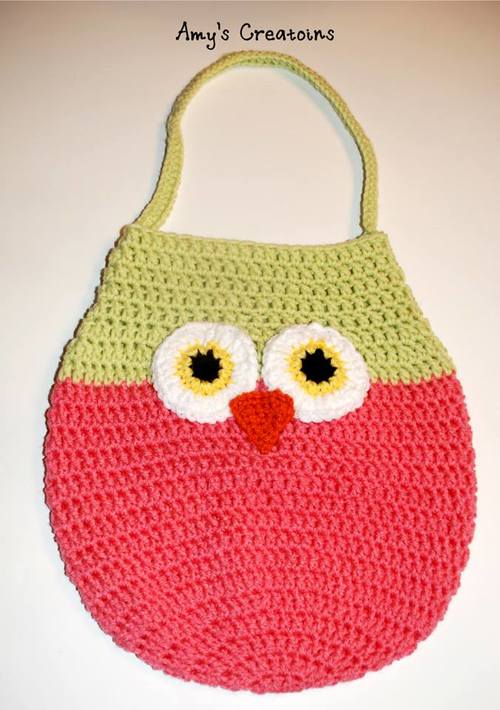 Adorable Owl Bag Free Crochet Pattern