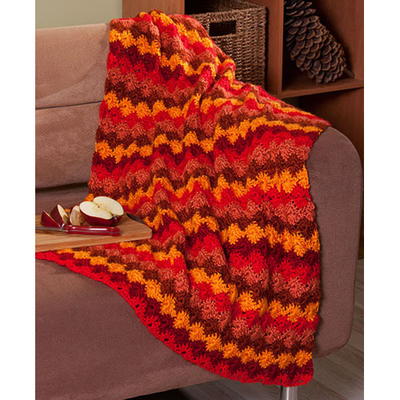 Amazing Autumn Throw Free Crochet Pattern