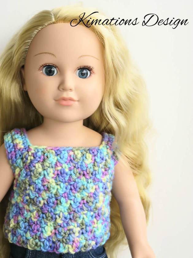American Girl Doll Tank Top Free Crochet Pattern