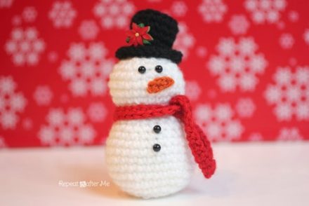 Amigurumi Snowman Free Crochet Pattern