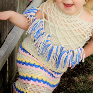 Any Holiday Baby Dress Free Crochet Pattern