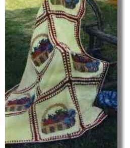 Apple Basket Afghan Free Crochet Pattern