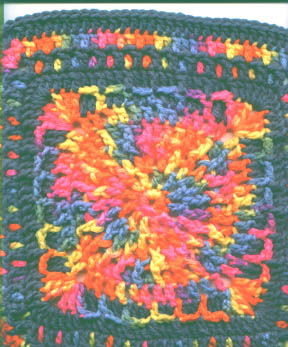 Autumn Warmth Granny Square Free Crochet Pattern