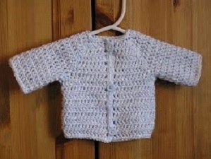 Baby Cardigan Free Crochet Pattern