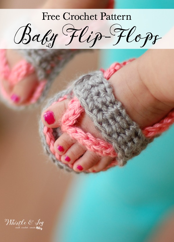 Baby Flip Flop Free Crochet Pattern