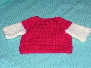 Baby Pullover Sweater Free Crochet Pattern