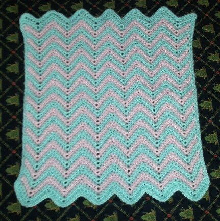 Baby Ripple Afghan Free Crochet Pattern