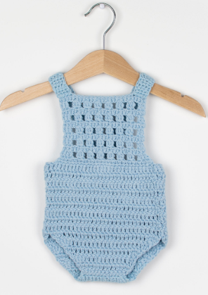 Baby Romper Onesy Free Crochet Pattern