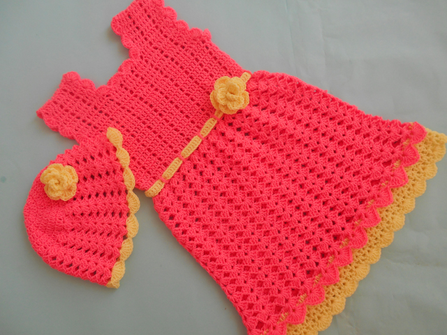 Baby Summer Dress Frock Free Crochet Pattern