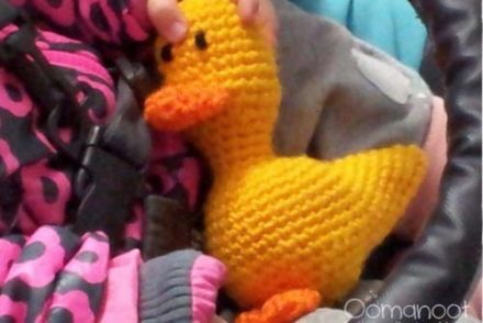 Baby Toy Duck Free Crochet Pattern
