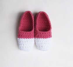 Ballet Slippers Free Crochet Pattern
