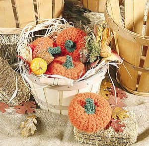 Baskets of Pumpkins Free Crochet Pattern