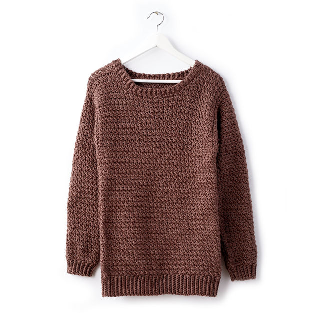 Big Pullover Sweater Free Crochet Pattern