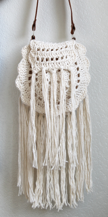 Boho Tassel Bag Free Crochet Pattern