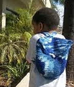 Bookbag Backpack Free Crochet Pattern