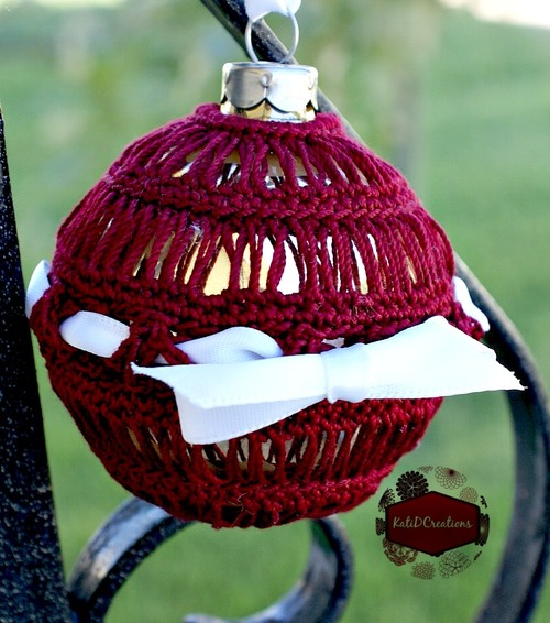 Broomstick Lace Ornament Free Crochet Pattern