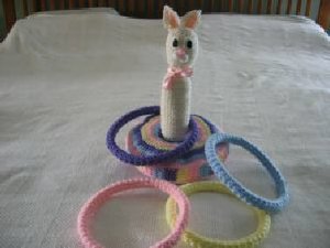 Bunny Ring Toss Game Free Crochet Pattern