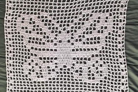 Butterfly Free Filet Crochet Pattern