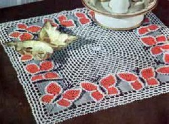 Butterfly Night Table Doily Free Crochet Pattern