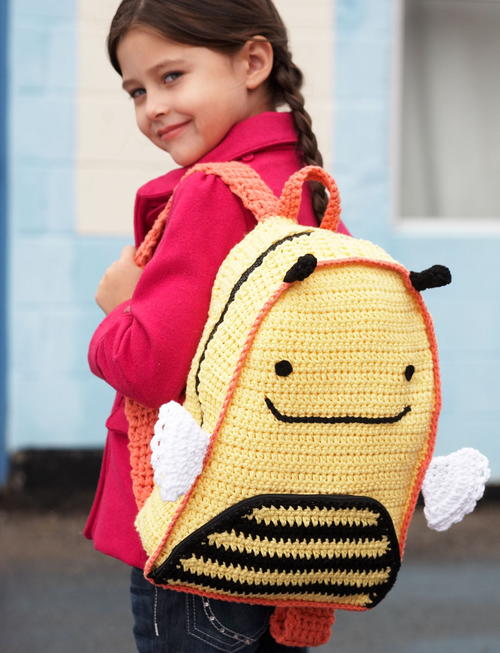 Buzzy Bee DIY Backpack Free Crochet Pattern