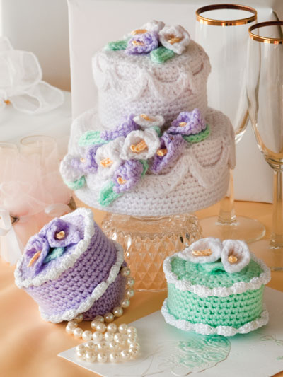 Cake Boxes Free Crochet Pattern