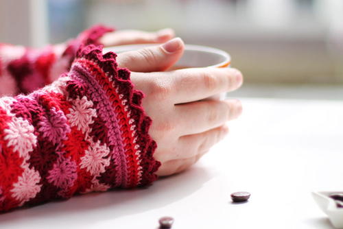 Catherine Wrist Warmers Free Crochet Pattern