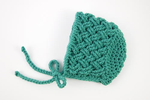 Celtic Dream Baby Bonnet Free Crochet Pattern