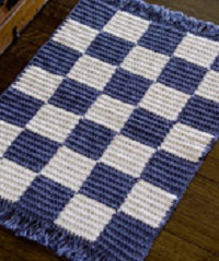 Checkerboard Rug Free Crochet Pattern