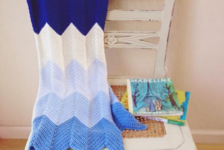 Chevron Baby Blanket Free Crochet Pattern