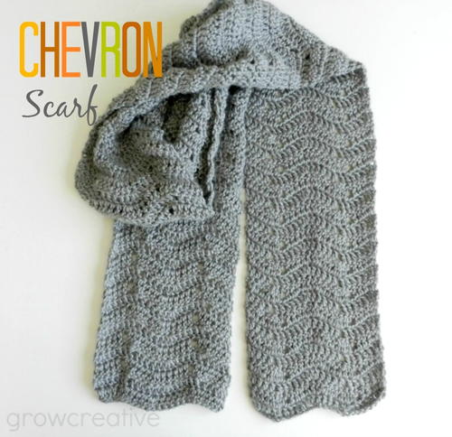 Chevron Easy Scarf Free Crochet Pattern