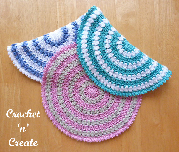 Circle Potholder Free Crochet Pattern
