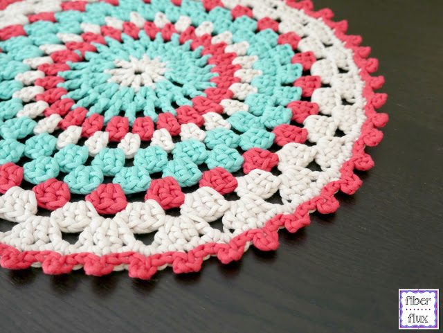 Coastal Placemat Free Crochet Pattern