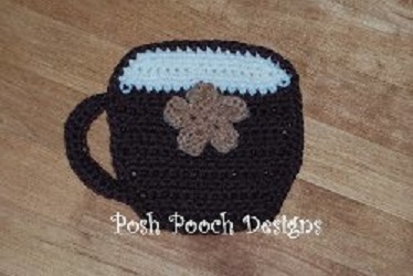 Coffee Cup Hot Pad Free Crochet Pattern