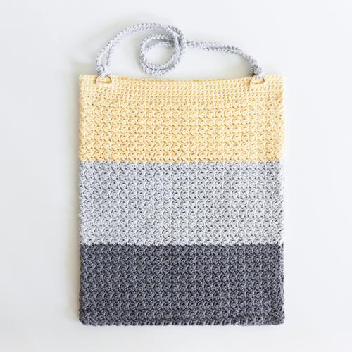 Color Block Bag Free Crochet Pattern