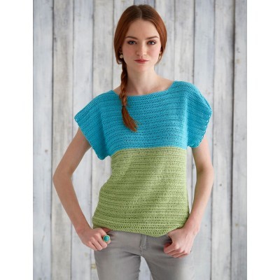 Colorblock Top Free Crochet Pattern