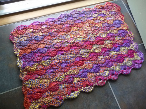 Colorful Quick Mat Free Crochet Pattern
