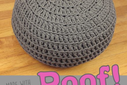Comfy Pouf Free Crochet Pattern