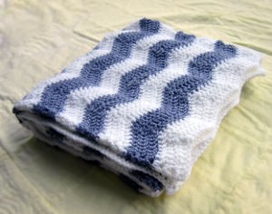Cool Chevron Baby Blanket Free Crochet Pattern