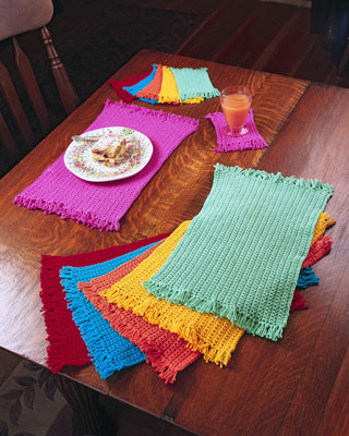 Cotton Placemat Free Crochet Pattern
