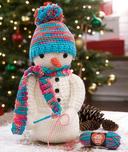 Crazy Cute Snowman Free Crochet Pattern