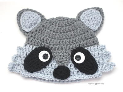 Creative Raccoon Hat Free Crochet Pattern