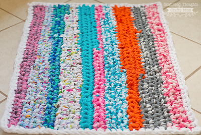 DIY Rag Rug Free Crochet Pattern
