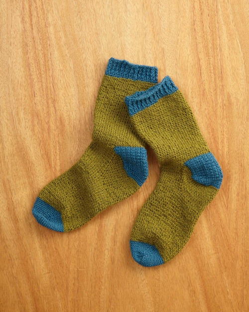 Dad Socks Free Crochet Pattern