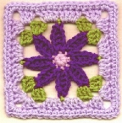 Daisy Granny Square Free Crochet Pattern