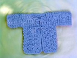 Donna Baby Sweater Free Crochet Pattern