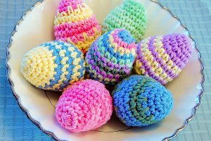 Easter Eggs Free Crochet Pattern