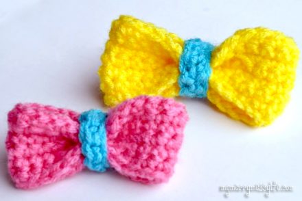 Easy Bow Free Crochet Pattern